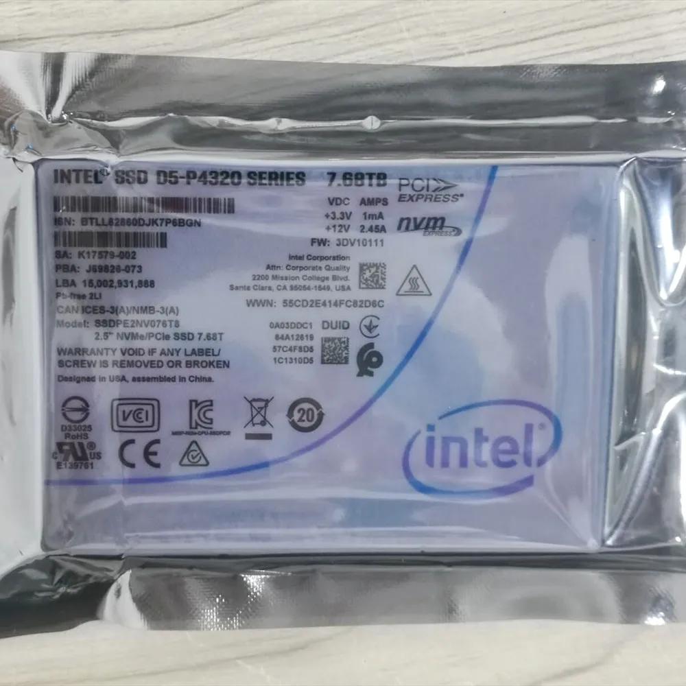 ڿ  P4320 ø 7.68TB U.2 2.5 ġ SSD, PCIE NVME  SSD DV10100 SSDPE2NV076T8
